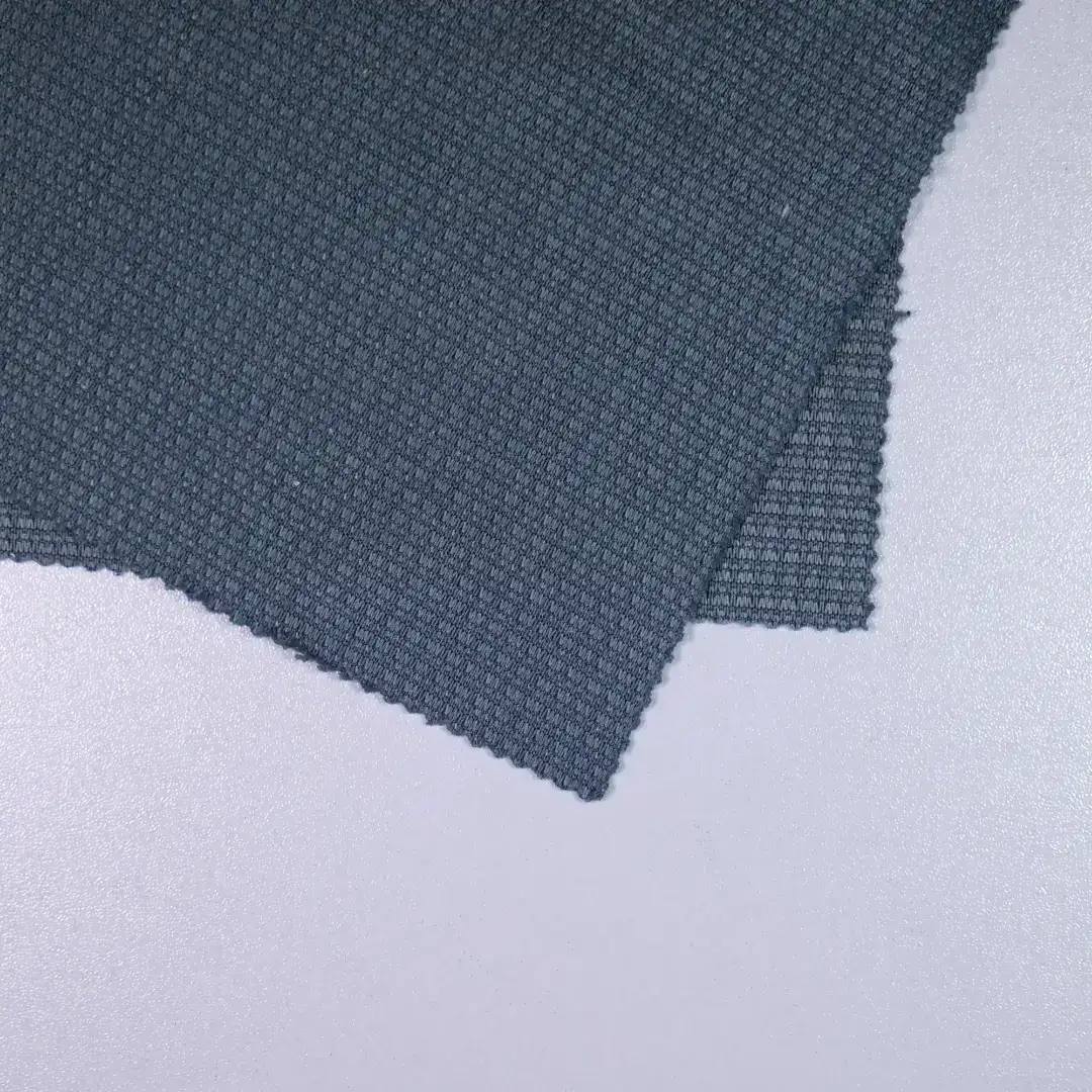 China Fabric for Blazer,T-Shirt,Polo Shirt Jacquard Knit Fabric Polyester DARKBLUE color buy from China wholesaler bulk order at wholesale price free worldwide shipping Alibaba