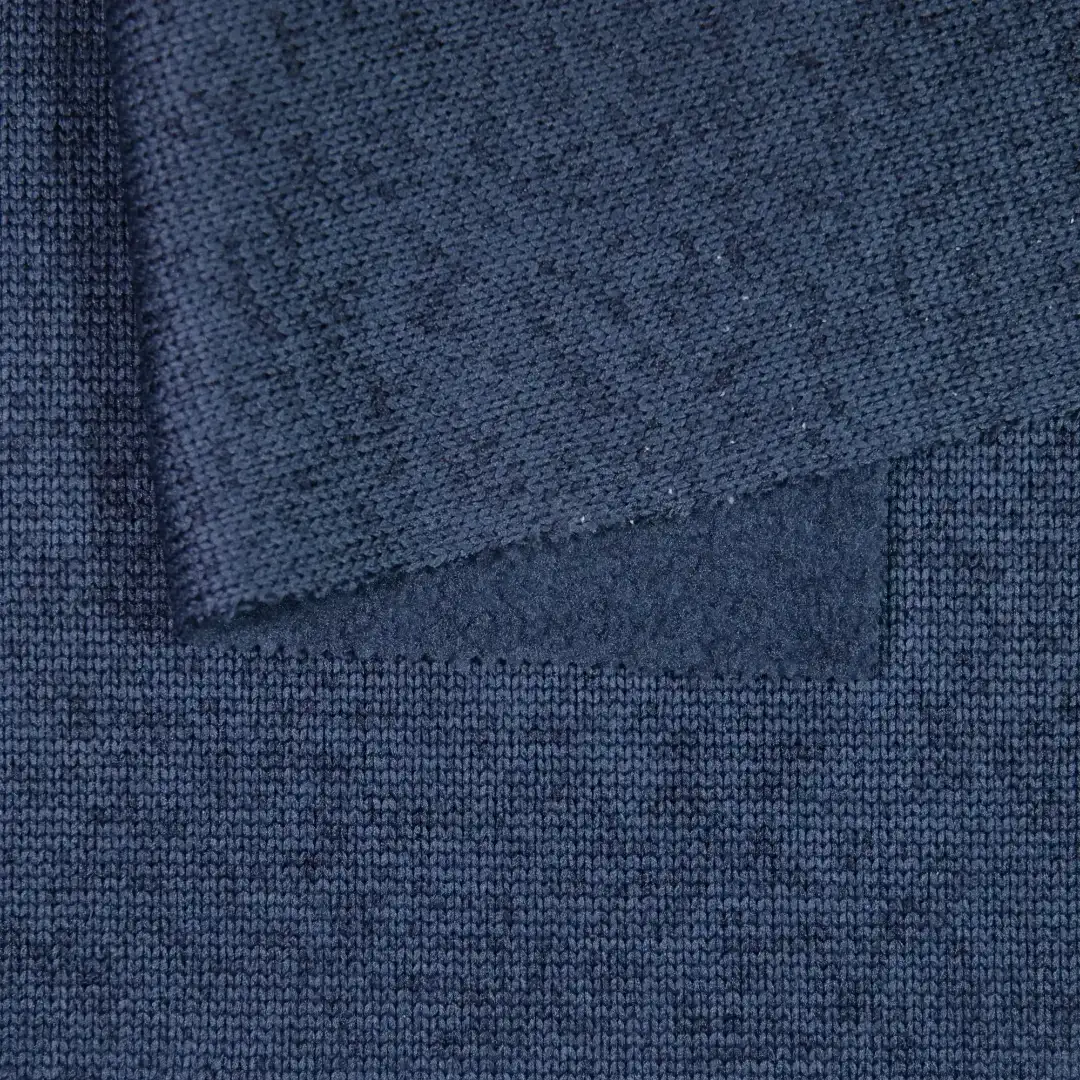 China Fabric for Hoodie,Open Cardigan ,Crew Neck Pullover  Polar Fleece Knit Fabric Polyester DARKBLUE color buy from China wholesaler bulk order at wholesale price free worldwide shipping Alibaba