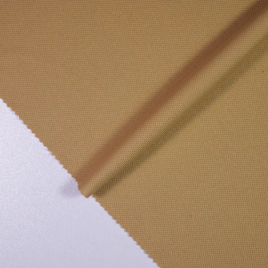 China Fabric for T-Shirt,Polo Shirt,T-shirt  Jacquard Knit Fabric Polyester Elastane BROWN color buy from China wholesaler bulk order at wholesale price free worldwide shipping Alibaba