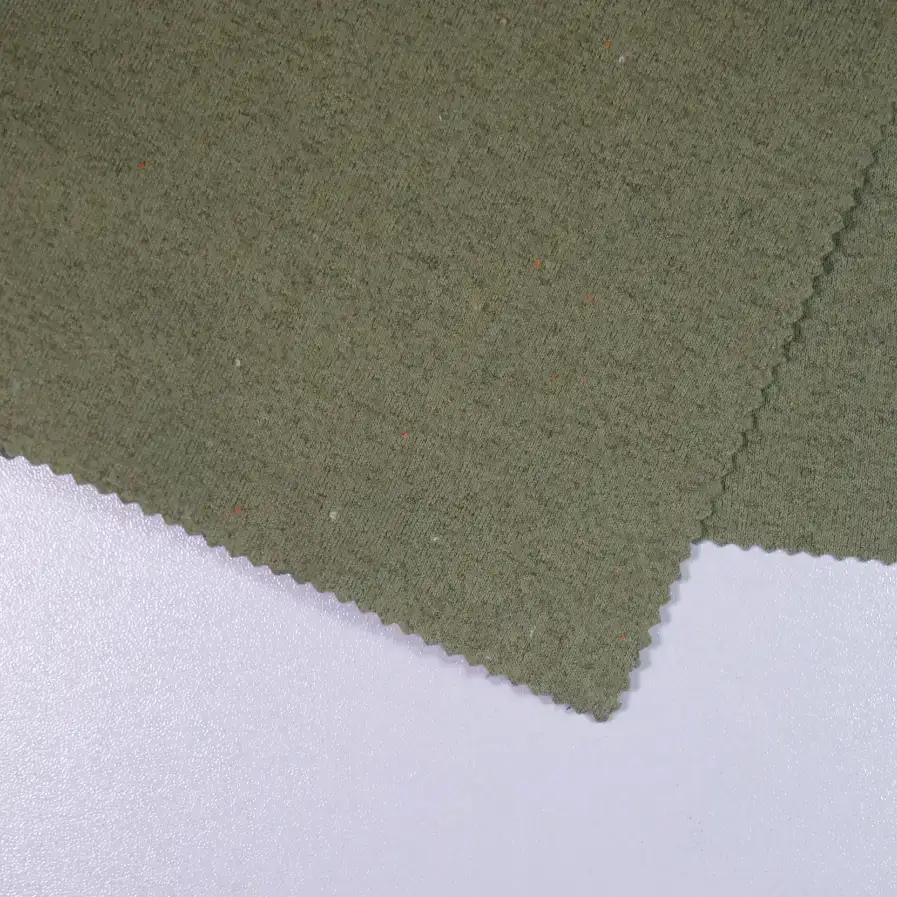 China Fabric for Hoodie,Sweatshirt,Roll Neck Jumper  Jacquard Knit Fabric Polyester Dark green color buy from China wholesaler bulk order at wholesale price free worldwide shipping Alibaba