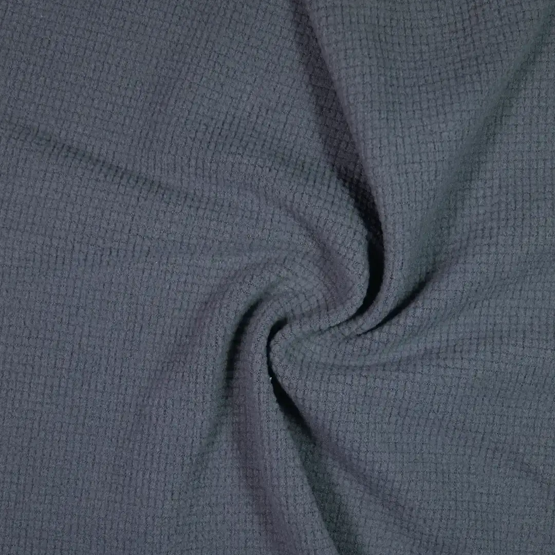 China Fabric for Crop Top,Kids Crew-Neck Cardigan  Jacquard Knit Fabric Polyester grey color buy from China wholesaler bulk order at wholesale price free worldwide shipping Alibaba