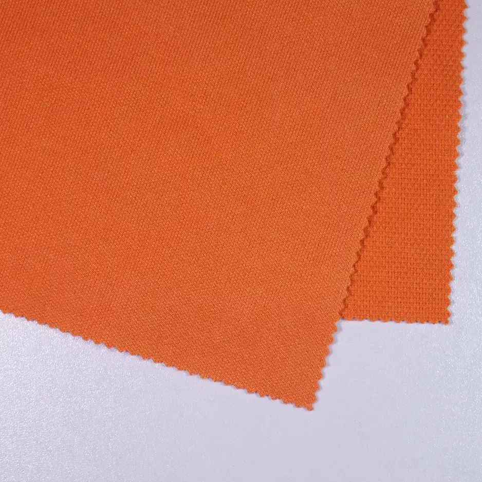 China Fabric for T-Shirt,Polo Shirt,Tank Top,Jogger Jacquard Knit Fabric Polyester Tangerine color buy from China wholesaler bulk order at wholesale price free worldwide shipping Alibaba