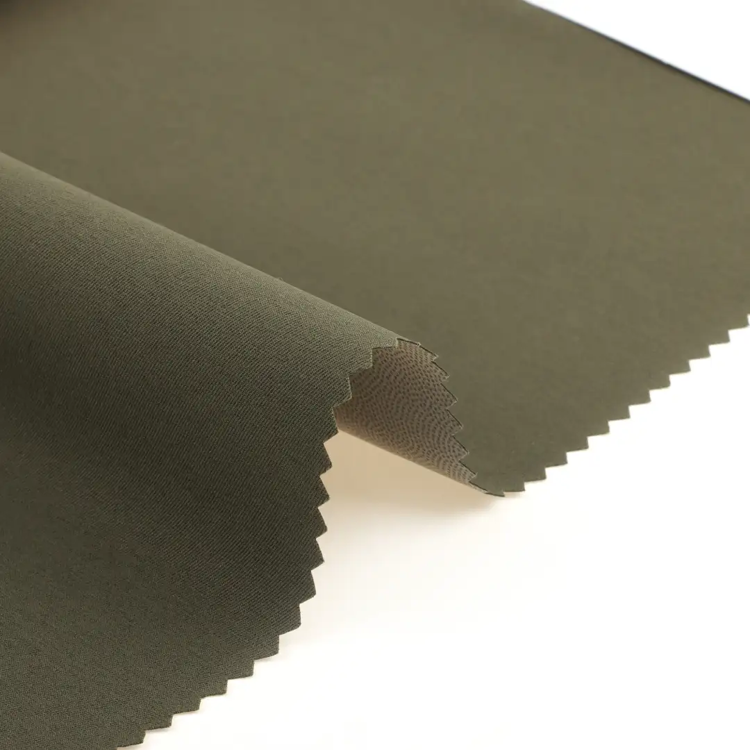 China Fabric for Jackets,Trench Coat,Padded Jacket T400 Polyester Yarn Fabric Synthetic Woven Fabric Polyester green color buy from China wholesaler bulk order at wholesale price free worldwide shipping Alibaba