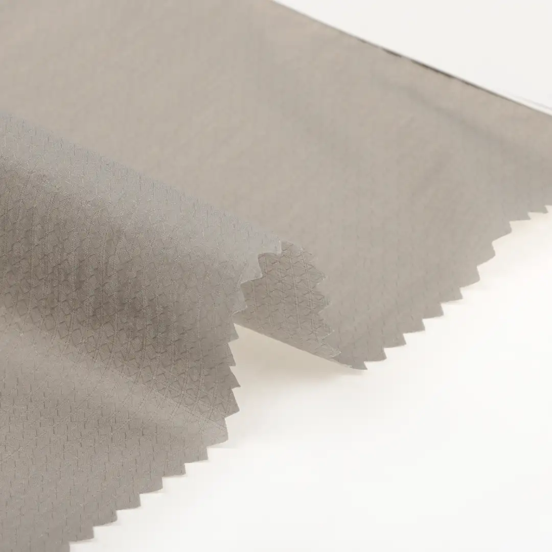 China Fabric for Down Jacket,Padded Jacket Jacquard Synthetic Woven Fabric Nylon Brown Khaki Black Grey White Coffee Charcoal color buy from China wholesaler bulk order at wholesale price free worldwide shipping Alibaba