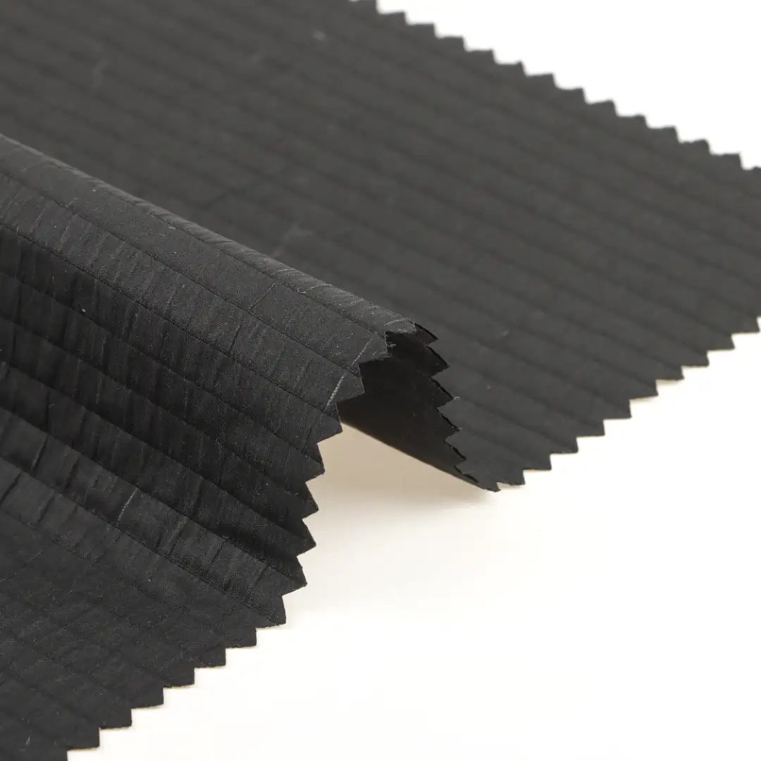 China Fabric for Skirt,Trench Coat,Tracksuits T400 Polyester Yarn Fabric Synthetic Woven Fabric Polyester black color buy from China wholesaler bulk order at wholesale price free worldwide shipping Alibaba