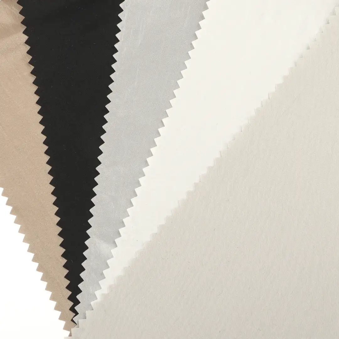 China Fabric for Down Jacket,Tracksuits Nylon Taffeta Synthetic Woven Fabric Nylon White Khaki Blue Purple Pink color buy from China wholesaler bulk order at wholesale price free worldwide shipping Alibaba