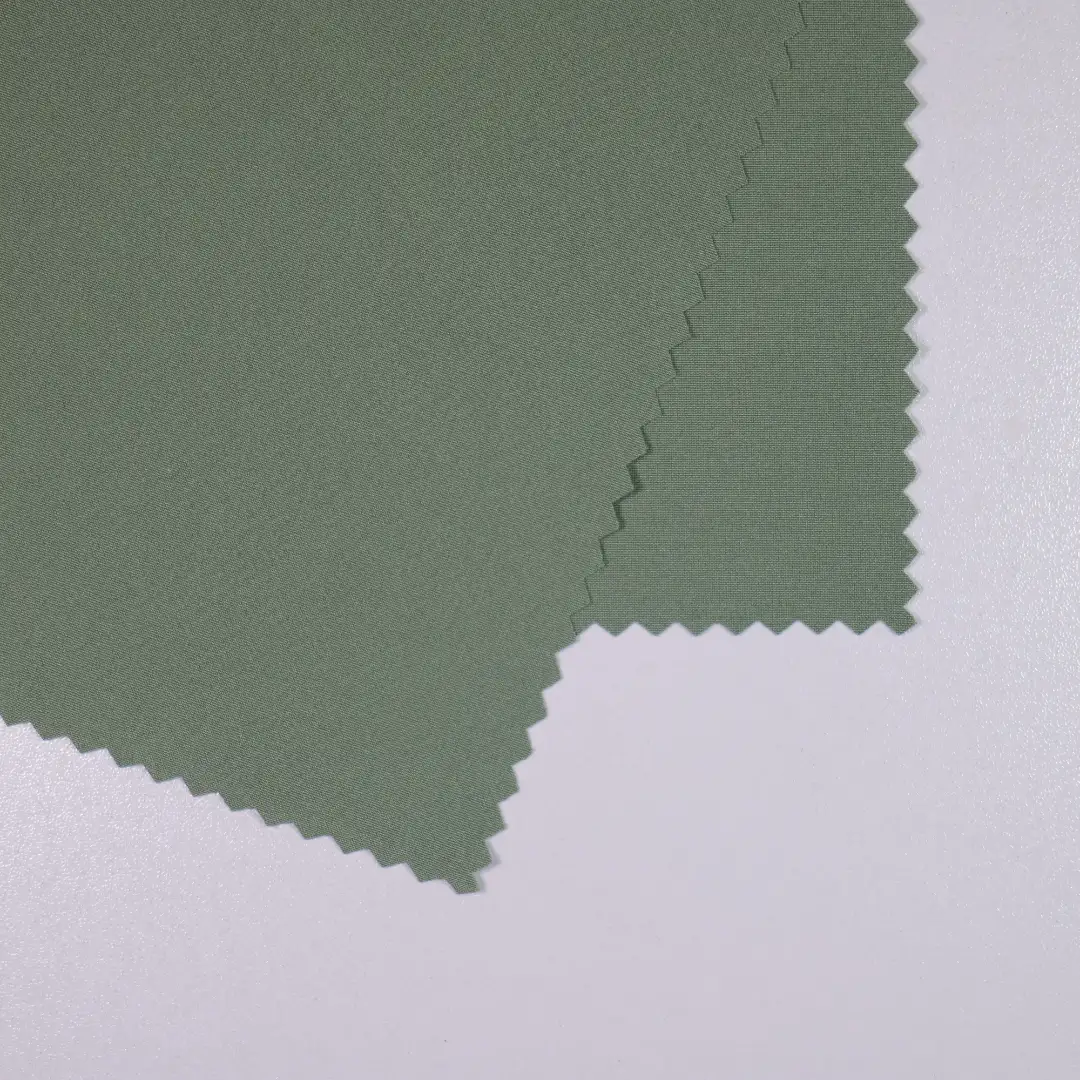 China Fabric for Pants Four-way Stretch (Bi-Stretch) Synthetic Woven Fabric Polyester Spandex grey color buy from China wholesaler bulk order at wholesale price free worldwide shipping Alibaba