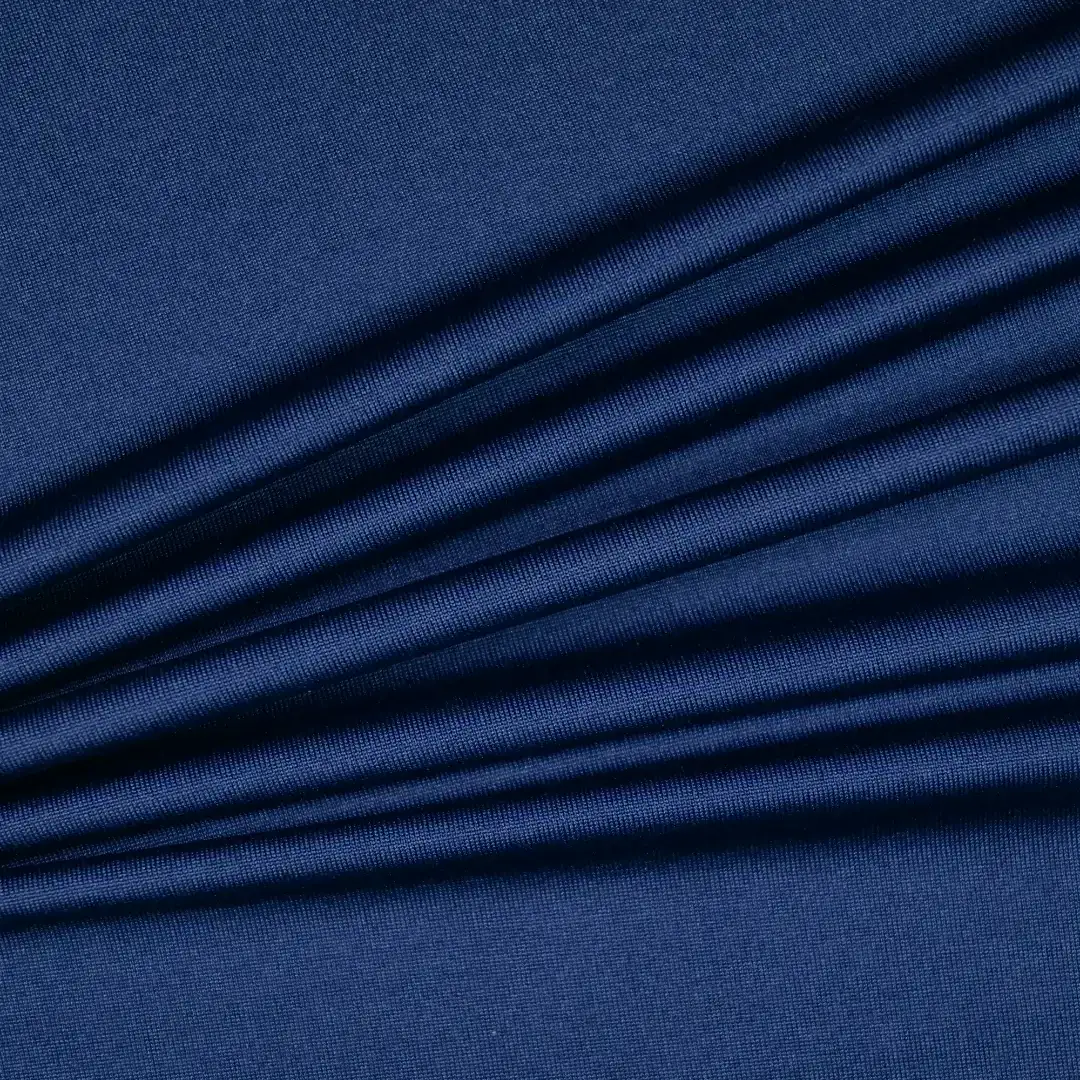 China Fabric for Wide Leg Trousers,Strap Midi Dress Single Jersey Knit Fabric Polyamide Spandex BLUE color buy from China wholesaler bulk order at wholesale price free worldwide shipping Alibaba