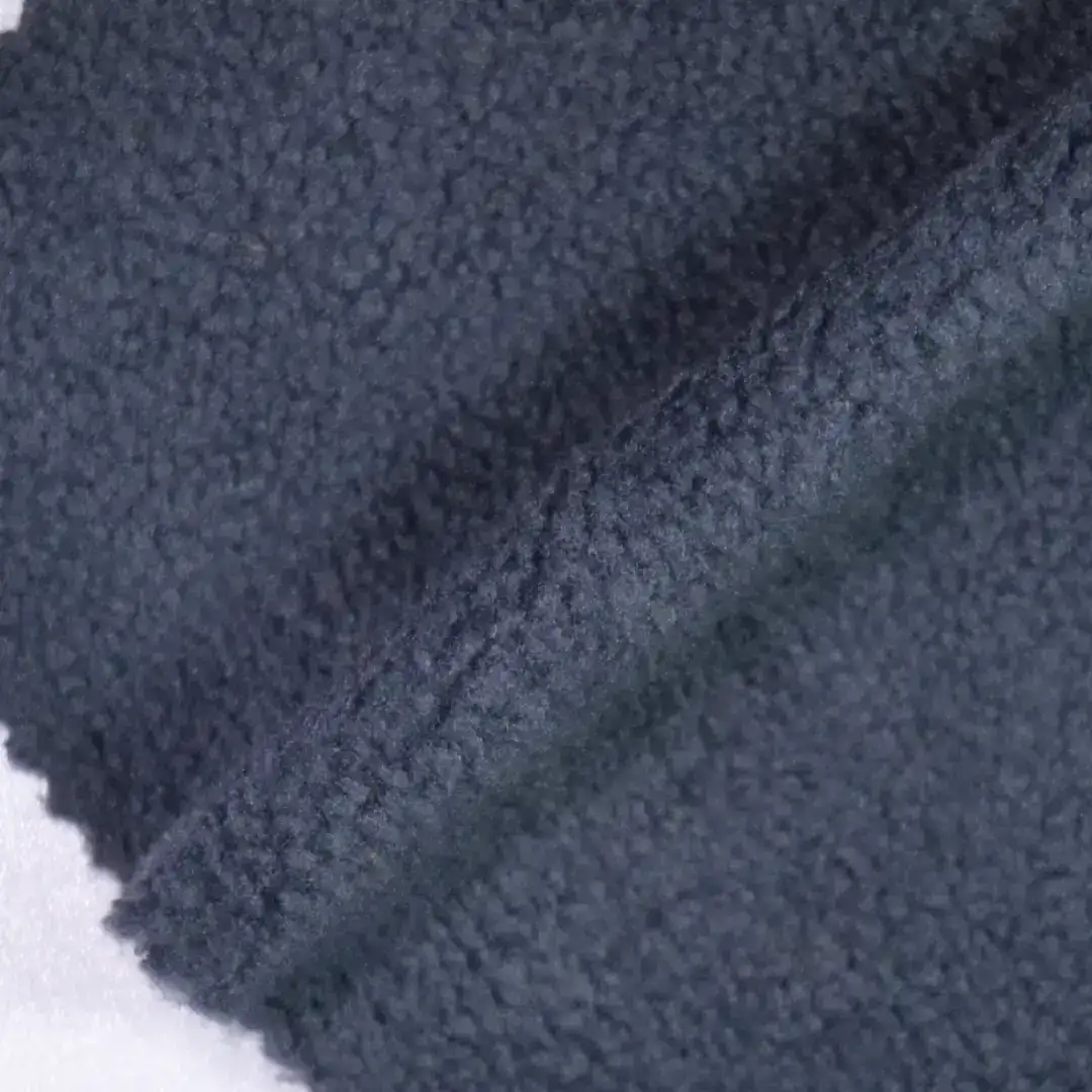 China Fabric for Overcoat,Sweatshirt,Kids Doll Collar A-Line Short Coat Polar Fleece Knit Fabric Polyester Cotton dark color buy from China wholesaler bulk order at wholesale price free worldwide shipping Alibaba