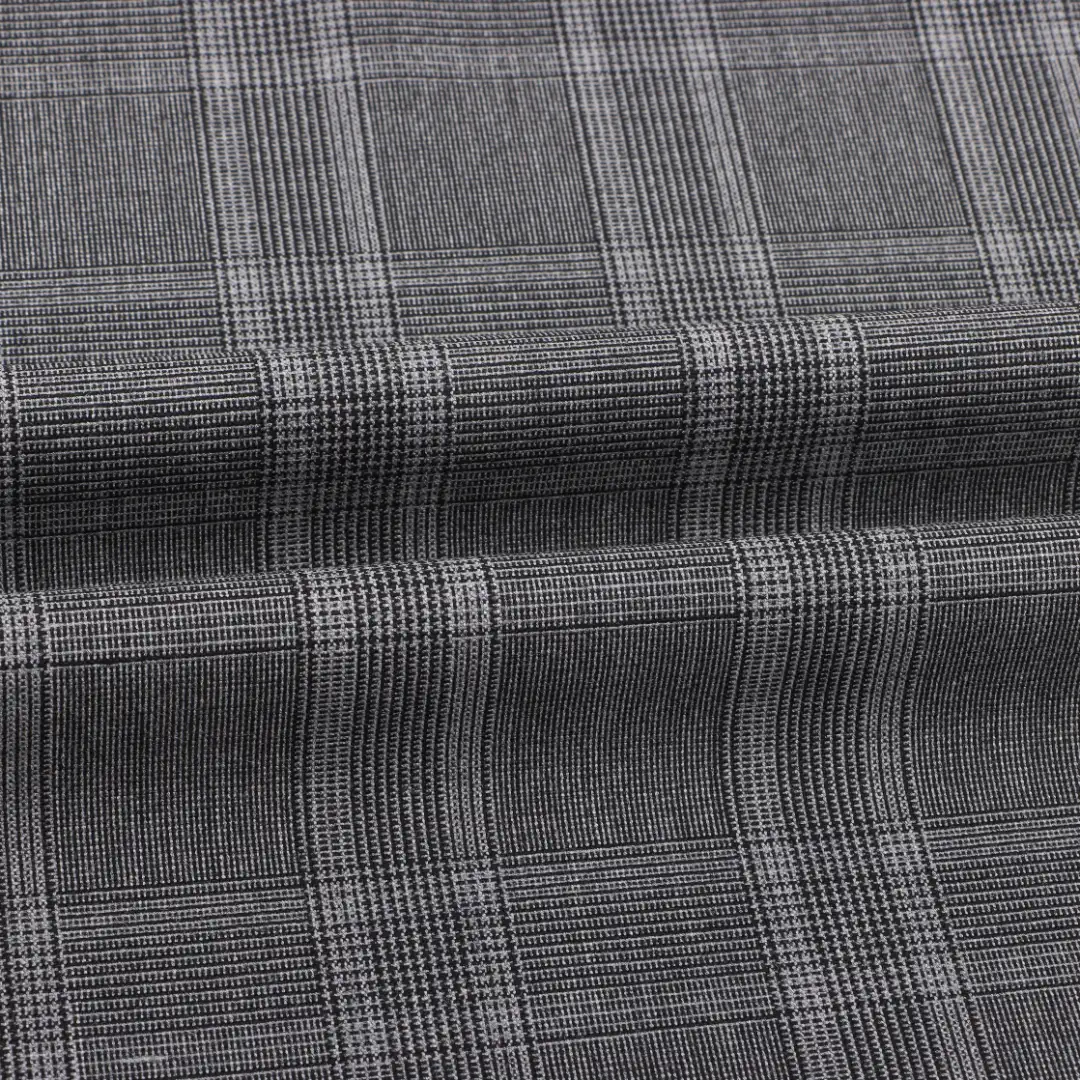 China Fabric for Pants,Suit Trouser,Jackets,Blazer,Overcoat,Suit,Uniform,Dresses (Cardigan Open) (Sweater),Skirt (Sweater) Yarn Dyed Check Woven Blended Fabric Polyester Rayon Spandex check color buy from China wholesaler bulk order at wholesale price free worldwide shipping Alibaba