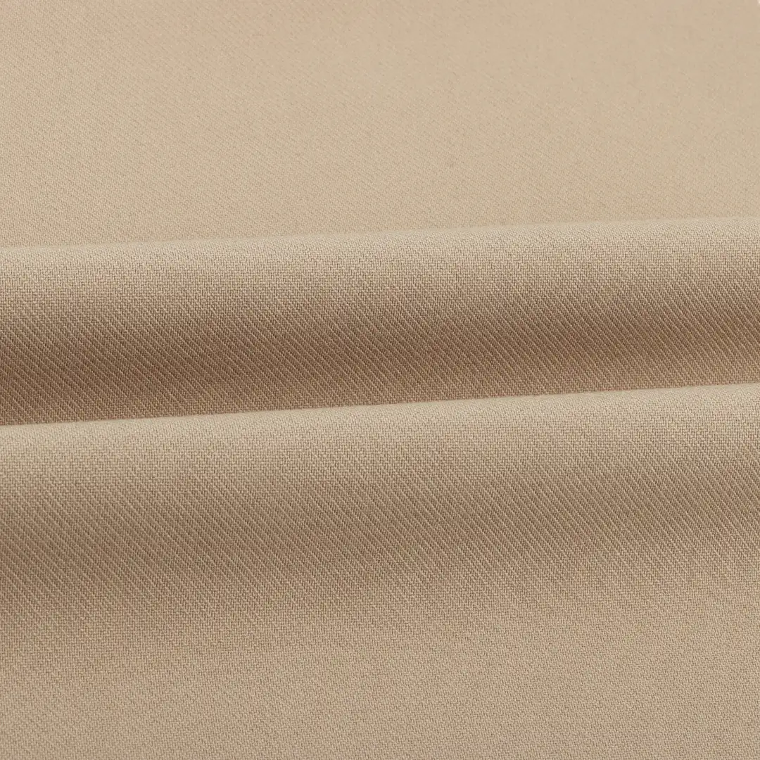 China Fabric for Pants,Suit Trouser,Shorts,Trench Coat,Dresses (Cardigan Open) (Sweater),Skirt (Sweater),Waist coat Twill Woven Blended Fabric Polyester Rayon Spandex khaki color buy from China wholesaler bulk order at wholesale price free worldwide shipping Alibaba
