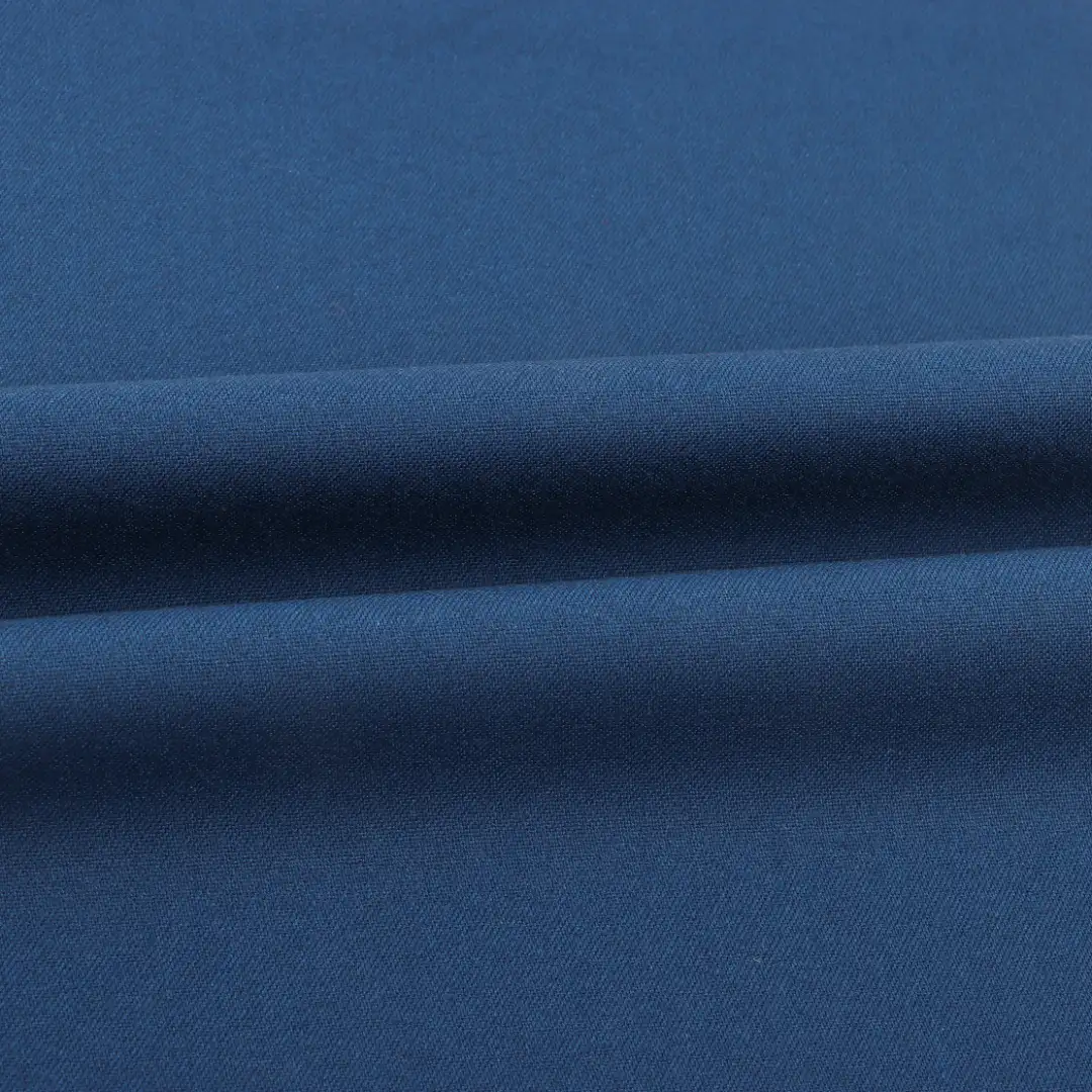 China Fabric for Pants,Suit Trouser,Blazer,Shorts,Trench Coat,V-Neck Button Down Vest (Sweater) Twill Woven Blended Fabric Polyester Rayon Spandex Blue color buy from China wholesaler bulk order at wholesale price free worldwide shipping Alibaba