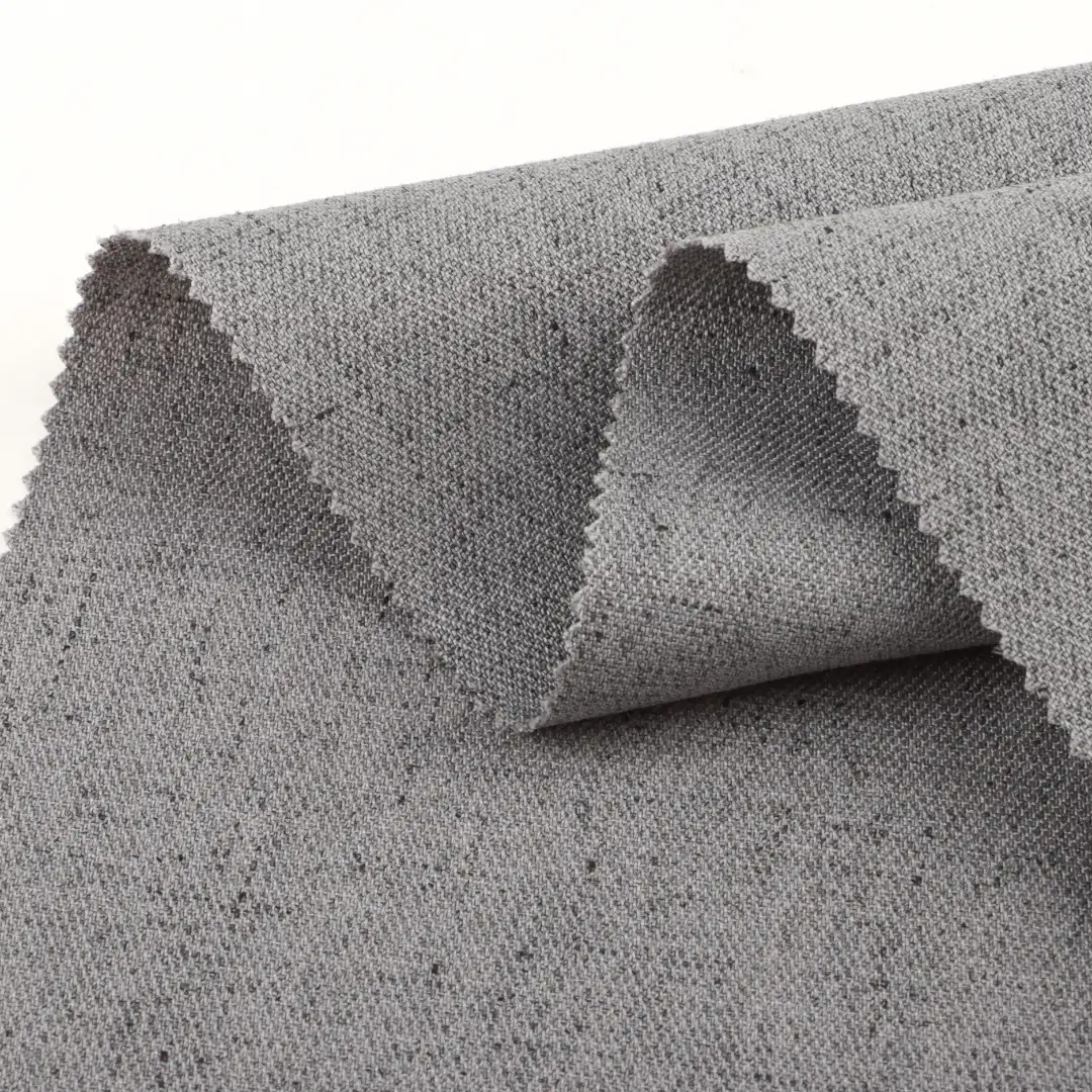 China Fabric for Pants,Suit Trouser,Blazer,Blouse,Skirt,Shorts,Suit,Men's Pants (Sweater),Women's Pants (Sweater),Skirt (Sweater) Twill Woven Blended Fabric Polyester Linen Spandex Gray color buy from China wholesaler bulk order at wholesale price free worldwide shipping Alibaba