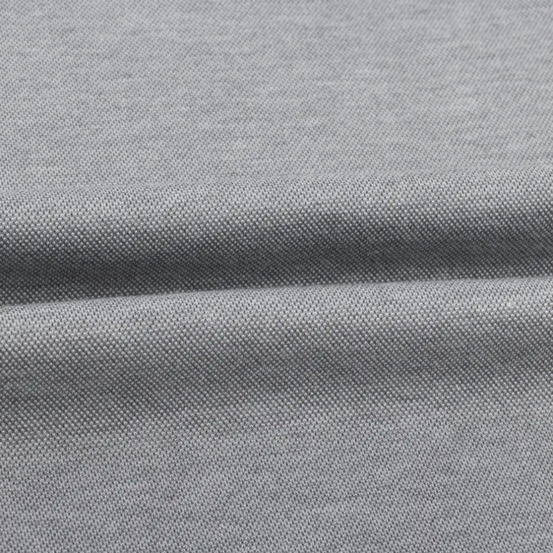 China Fabric for T-Shirt,Polo Shirt,Tank Top,Jogger,Hoodie,Sweatshirt,Drawstring Wide Leg Trousers,Open-Front Coat Pique Knit Fabric Polyester Rayon Spandex Gray color buy from China wholesaler bulk order at wholesale price free worldwide shipping Alibaba