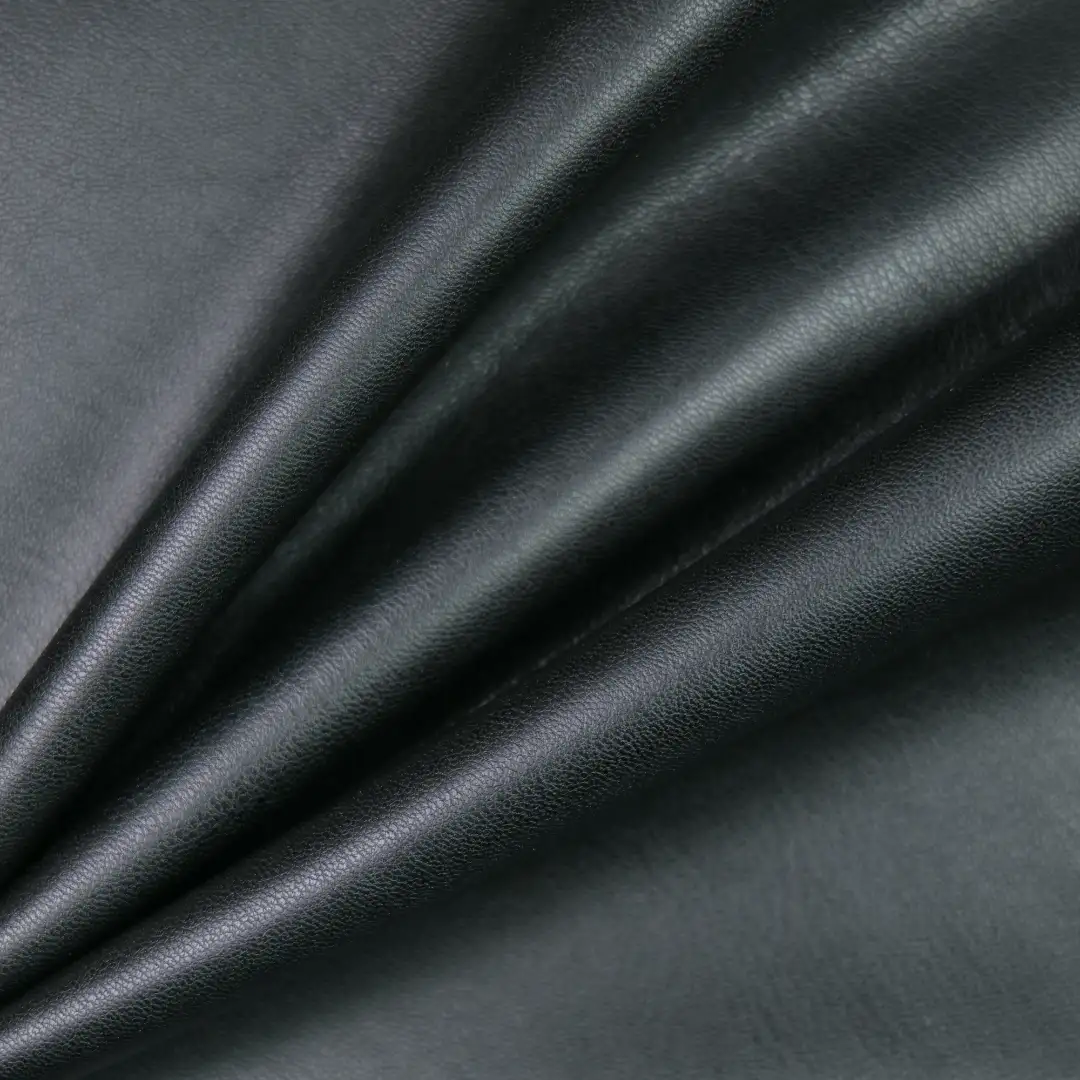 China Fabric for Jackets,Skirt,Uniform,Mens Zip-Up Hooded Jacket,Mens Relaxed Fit Jacket Fake Fur Synthetic Woven Fabric Polyurethane (PU) BLACK color buy from China wholesaler bulk order at wholesale price free worldwide shipping Alibaba