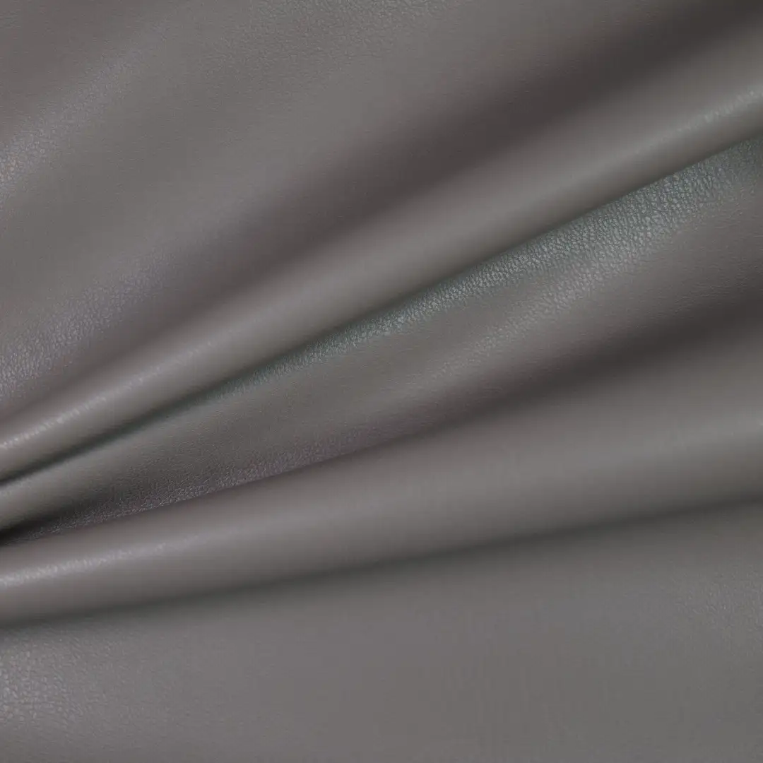 China Fabric for Jackets,Skirt,Bomber jacket Fake Fur Synthetic Woven Fabric Polyurethane (PU) grey color buy from China wholesaler bulk order at wholesale price free worldwide shipping Alibaba