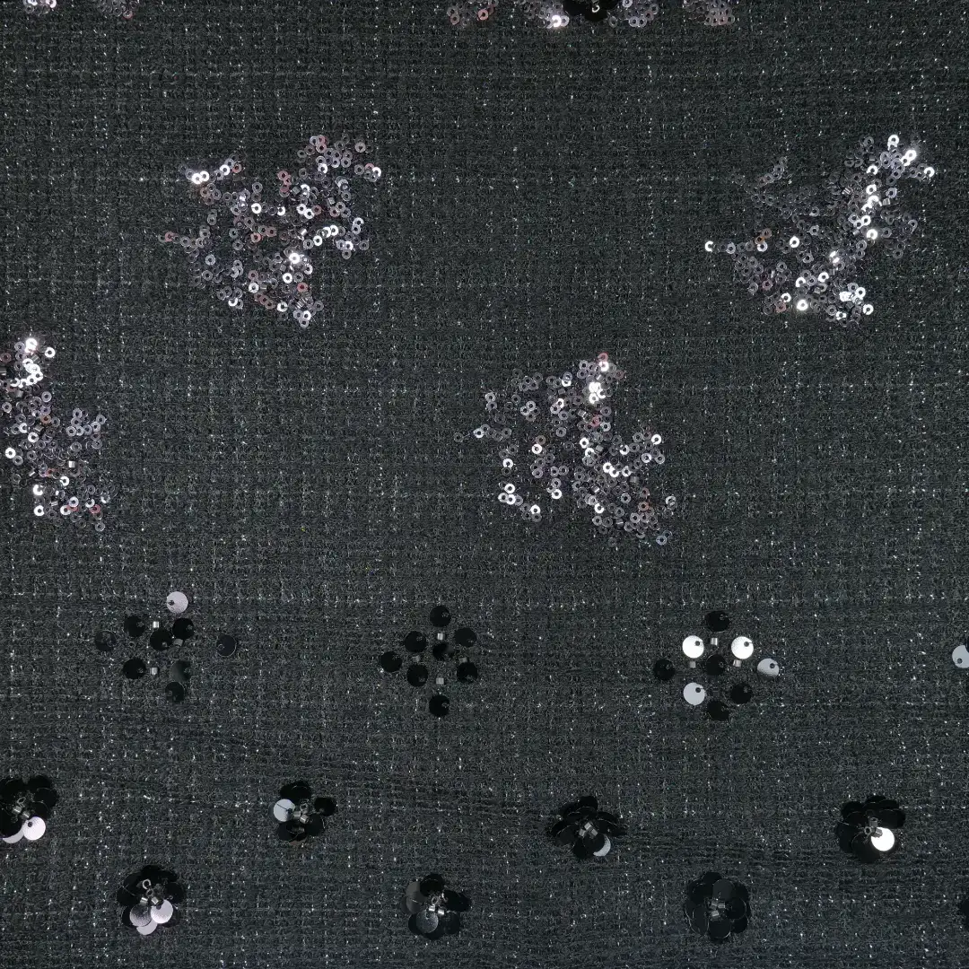 China Fabric for Shirt,Skirt,Strap Midi Dress,Tank Midi Dress Jacquard Woven Blended Fabric Polyester Wool Lurex Spandex black color buy from China wholesaler bulk order at wholesale price free worldwide shipping Alibaba