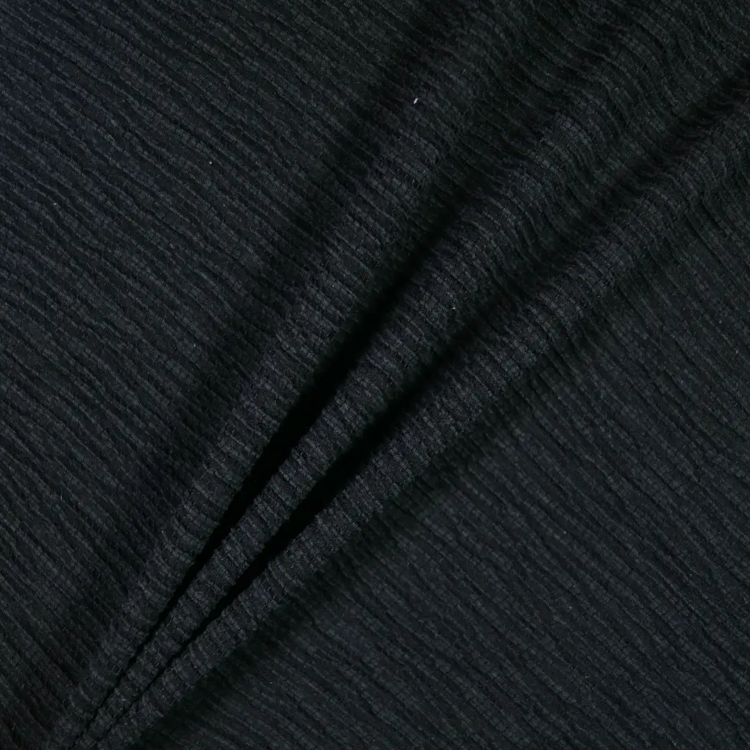 China Fabric for Shirt,Blouse,Crop Top,Skirt Crepe Woven Blended Fabric Polyester Tencel Spandex black color buy from China wholesaler bulk order at wholesale price free worldwide shipping Alibaba