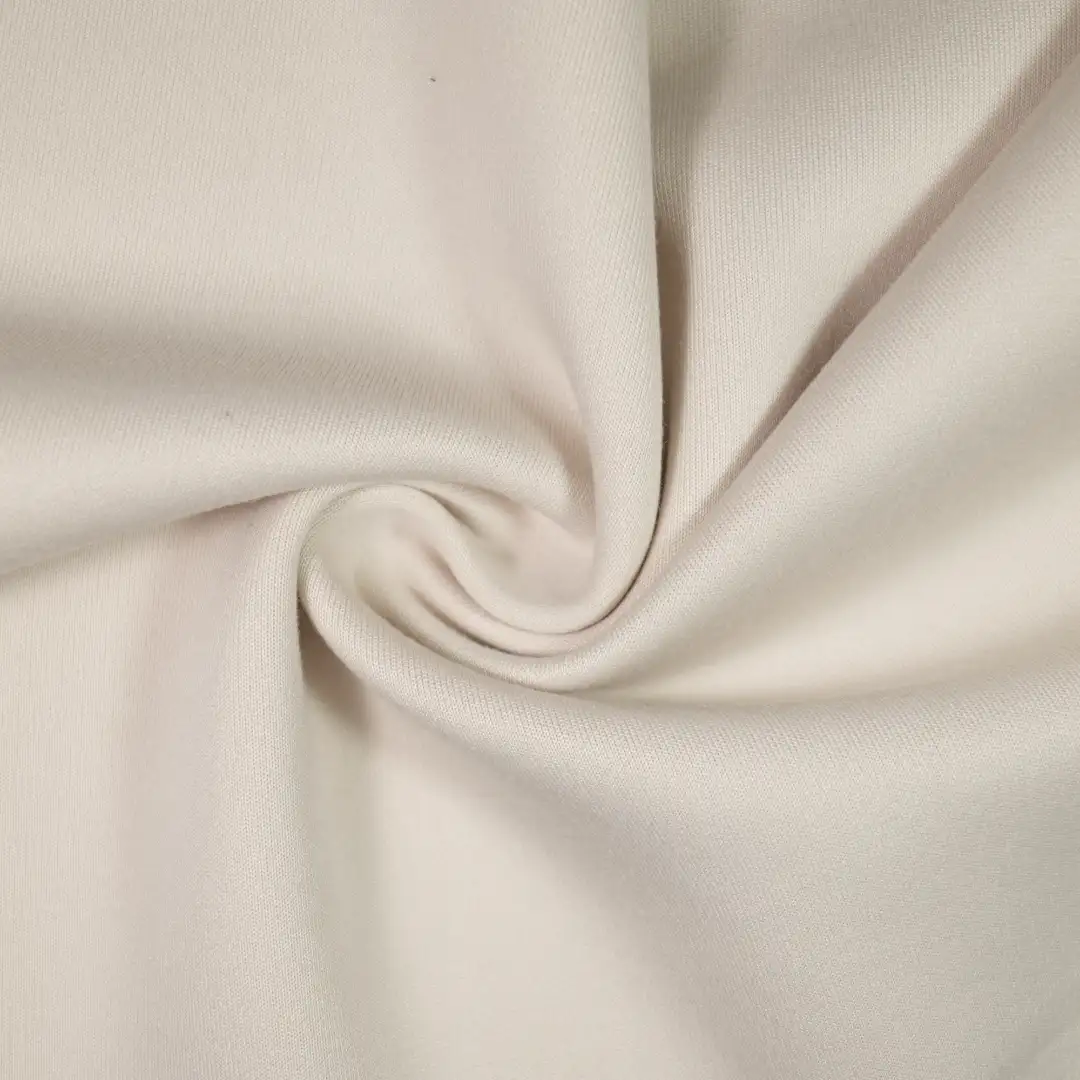 China Fabric for Hoodie,Sweatshirt,Boys Stand Collar Pullover Jacket Scuba Knit Fabric Polyester Rayon Spandex khaki color buy from China wholesaler bulk order at wholesale price free worldwide shipping Alibaba
