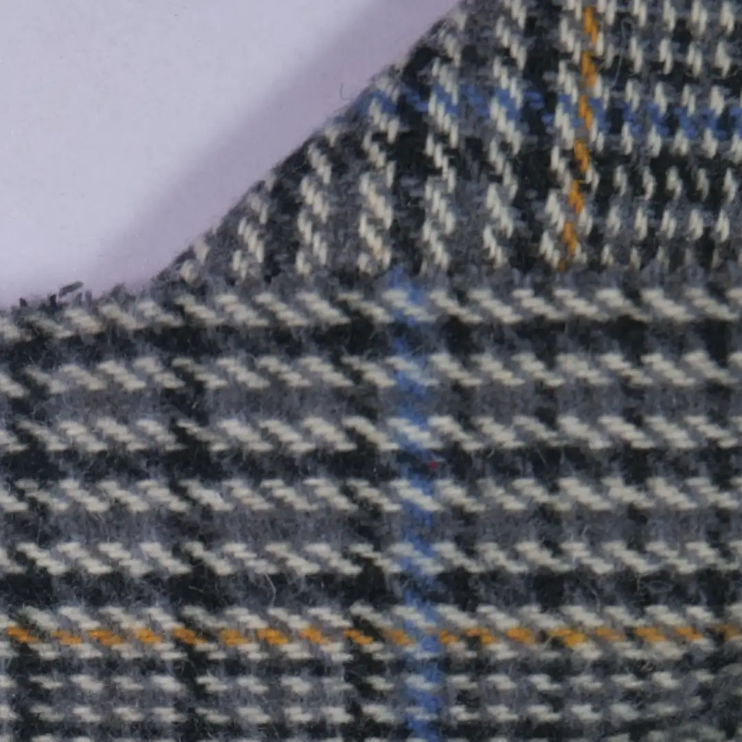 China Fabric for Jackets,Blazer,Overcoat Woolen Tweed Woolen Chemical Fiber Wool BLACK color buy from China wholesaler bulk order at wholesale price free worldwide shipping Alibaba