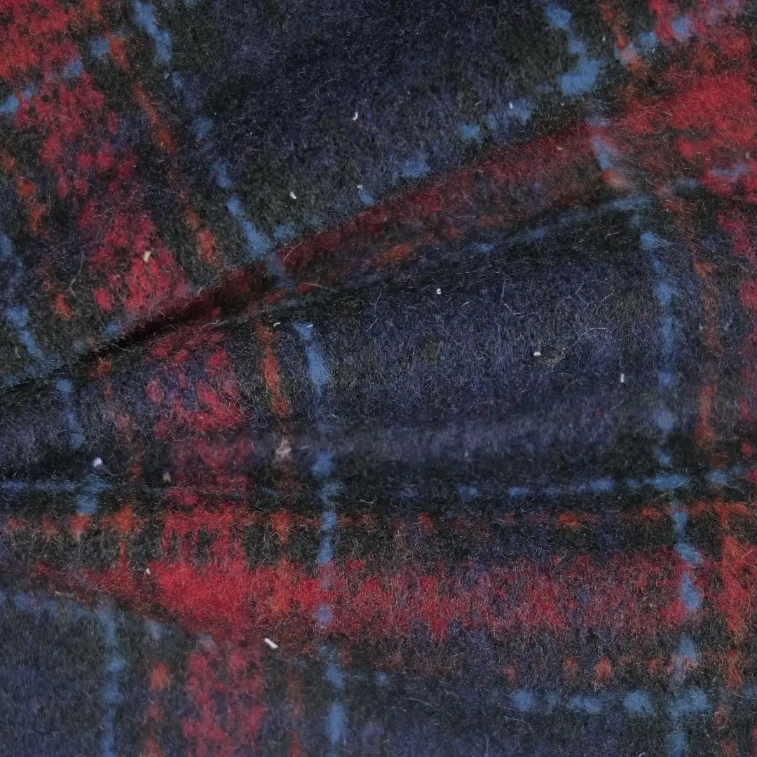 China Fabric for Jackets,Blazer,Blouse Woolen Tweed Woolen PET Wool blue red color buy from China wholesaler bulk order at wholesale price free worldwide shipping Alibaba