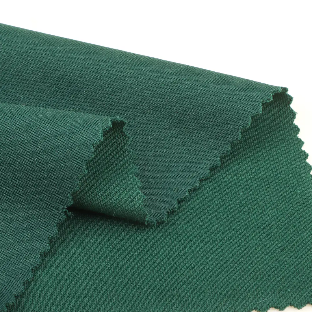 China Fabric for Yoga Clothes,Sweatshirt,Tracksuits Scuba Knit Fabric Polyester Cotton Spandex GREEN color buy from China wholesaler bulk order at wholesale price free worldwide shipping Alibaba