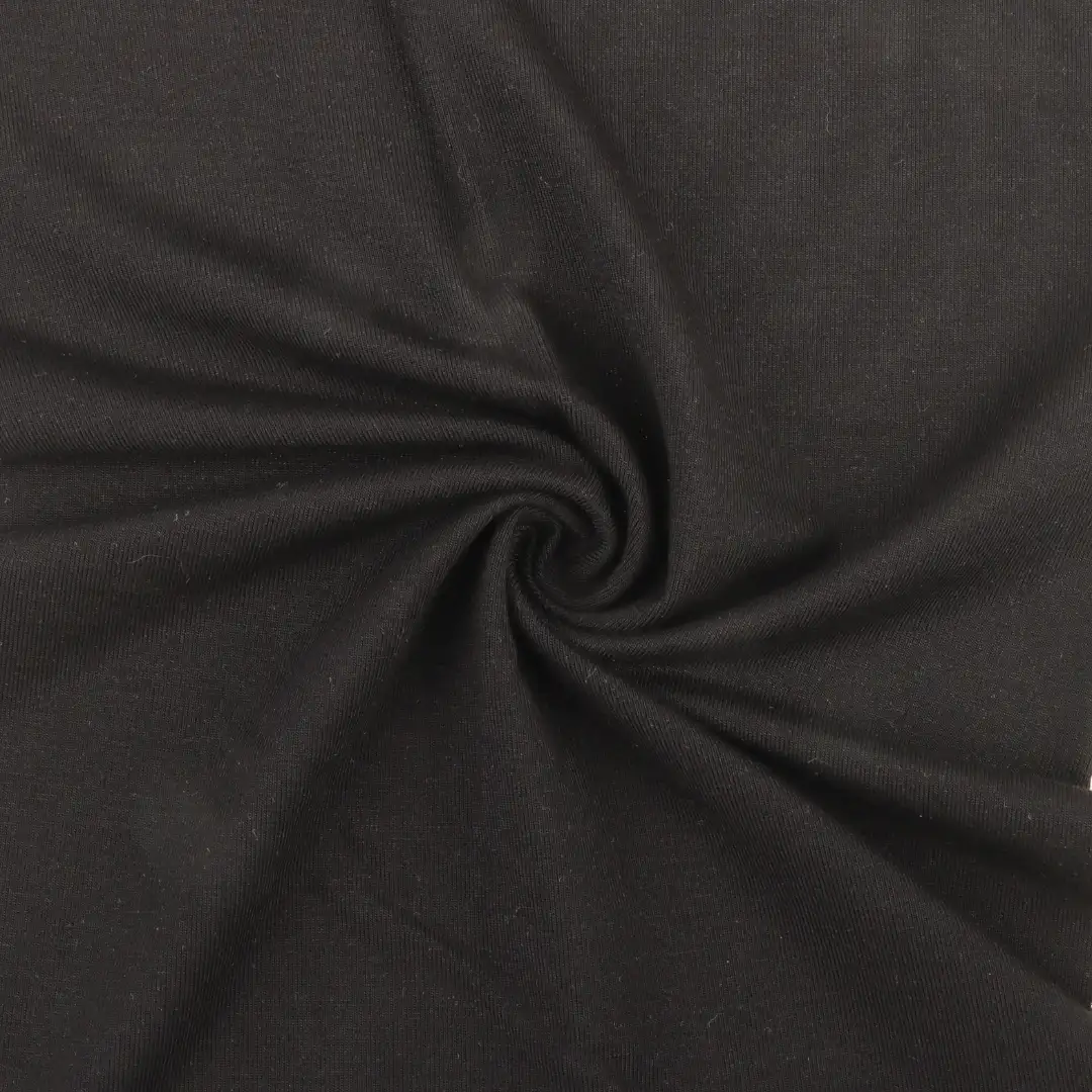 China Fabric for T-shirt (Sweater),Loungewear,Strap Midi Dress Single Jersey Knit Fabric Modal Spandex BLACK color buy from China wholesaler bulk order at wholesale price free worldwide shipping Alibaba