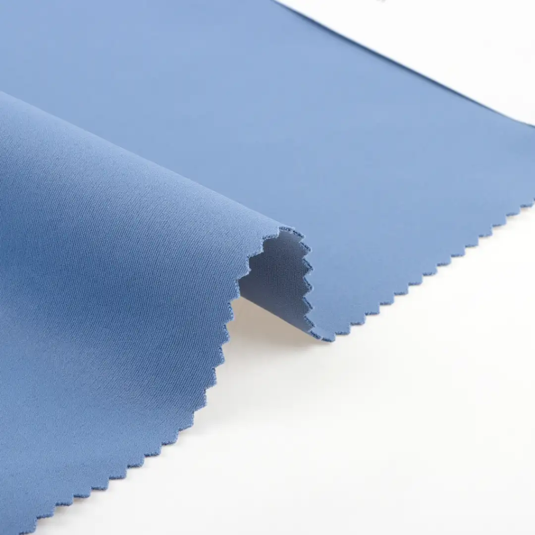 China Fabric for Sweatshirt,Tracksuits Scuba Knit Fabric Polyester Spandex BLUE color buy from China wholesaler bulk order at wholesale price free worldwide shipping Alibaba