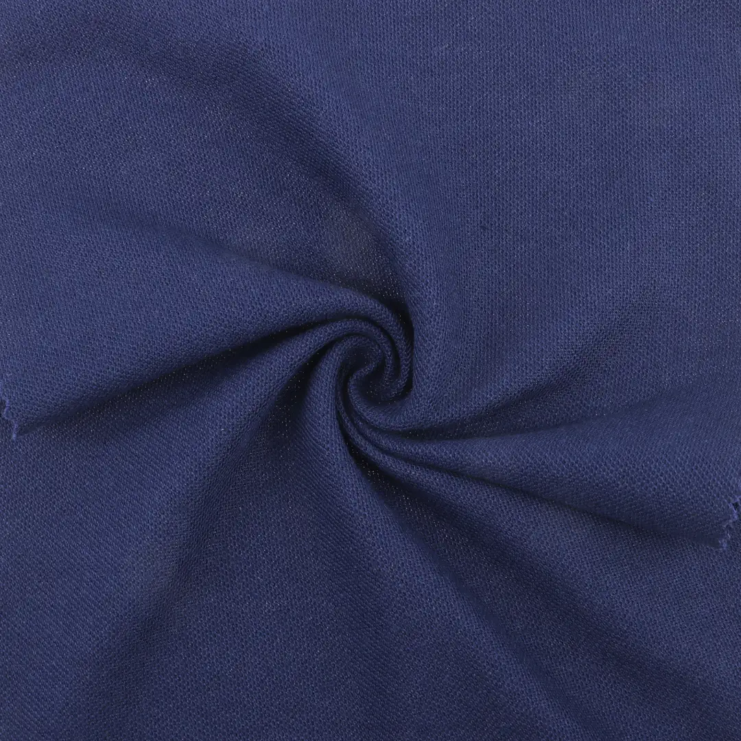 China Fabric for Polo Shirt,T-shirt (Sweater),Tracksuits Pique Knit Fabric Cotton Polyester BLUE color buy from China wholesaler bulk order at wholesale price free worldwide shipping Alibaba