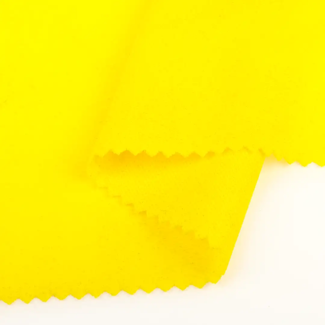 China Fabric for Polo Shirt,T-shirt (Sweater),Jeans,Tracksuits Pique Knit Fabric Polyester YELLOW color buy from China wholesaler bulk order at wholesale price free worldwide shipping Alibaba
