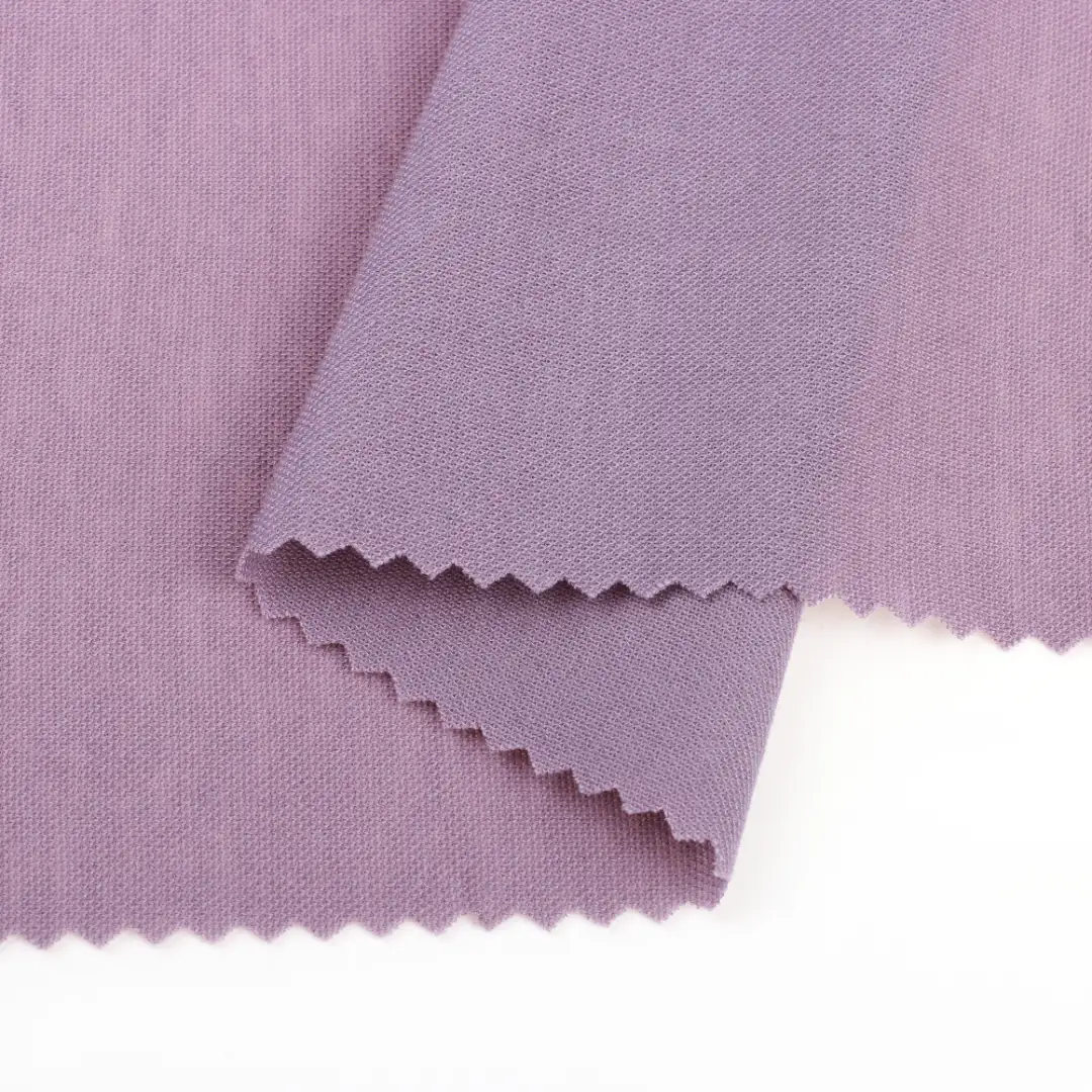 China Fabric for Polo Shirt,T-shirt (Sweater),Tracksuits Pique Knit Fabric Rayon Nylon Purple color buy from China wholesaler bulk order at wholesale price free worldwide shipping Alibaba