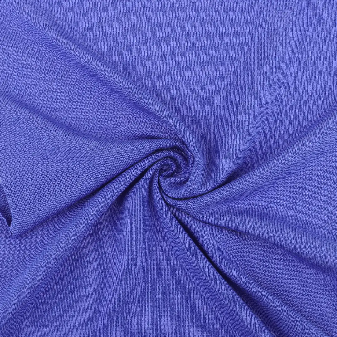 China Fabric for T-shirt (Sweater),Cami Top (Sweater),Tank Wrap Midi Dress Single Jersey Knit Fabric Modal Spandex BLUE color buy from China wholesaler bulk order at wholesale price free worldwide shipping Alibaba