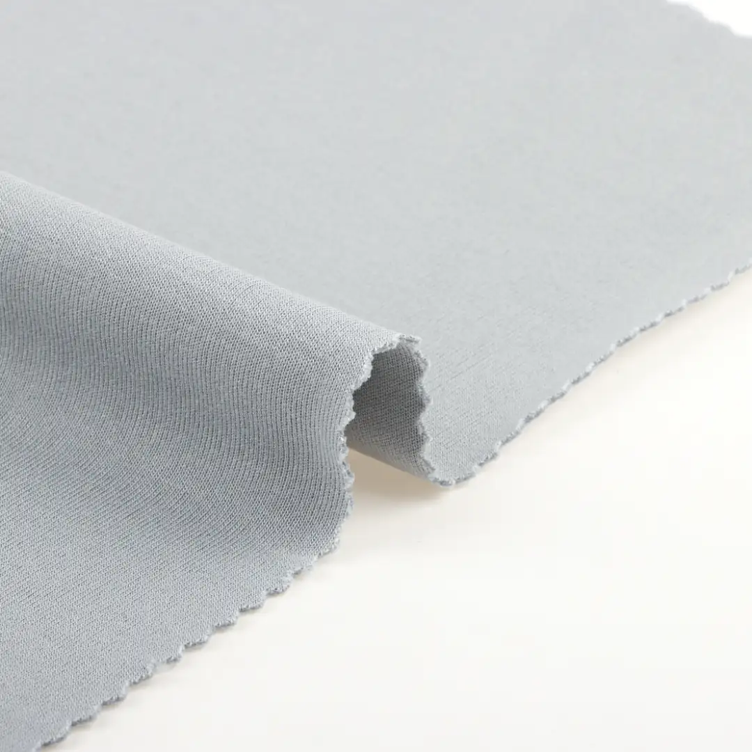 China Fabric for Sweatshirt,Tracksuits Scuba Knit Fabric Rayon Polyester Spandex GREY color buy from China wholesaler bulk order at wholesale price free worldwide shipping Alibaba