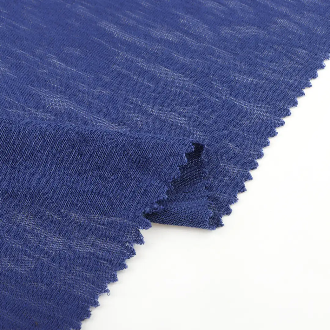 China Fabric for Polo Shirt,T-shirt (Sweater) Slub Fabric Knit Fabric Modal Polyester BLUE color buy from China wholesaler bulk order at wholesale price free worldwide shipping Alibaba