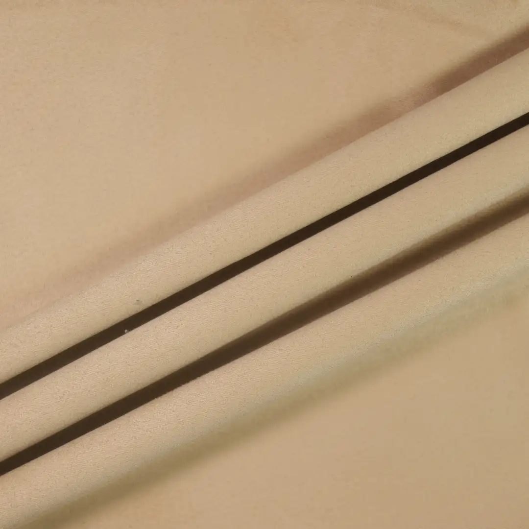 China Fabric for Jackets,Trench Coat,Overcoat Suede Woven Blended Fabric Polyester Elastane COFFEE color buy from China wholesaler bulk order at wholesale price free worldwide shipping Alibaba