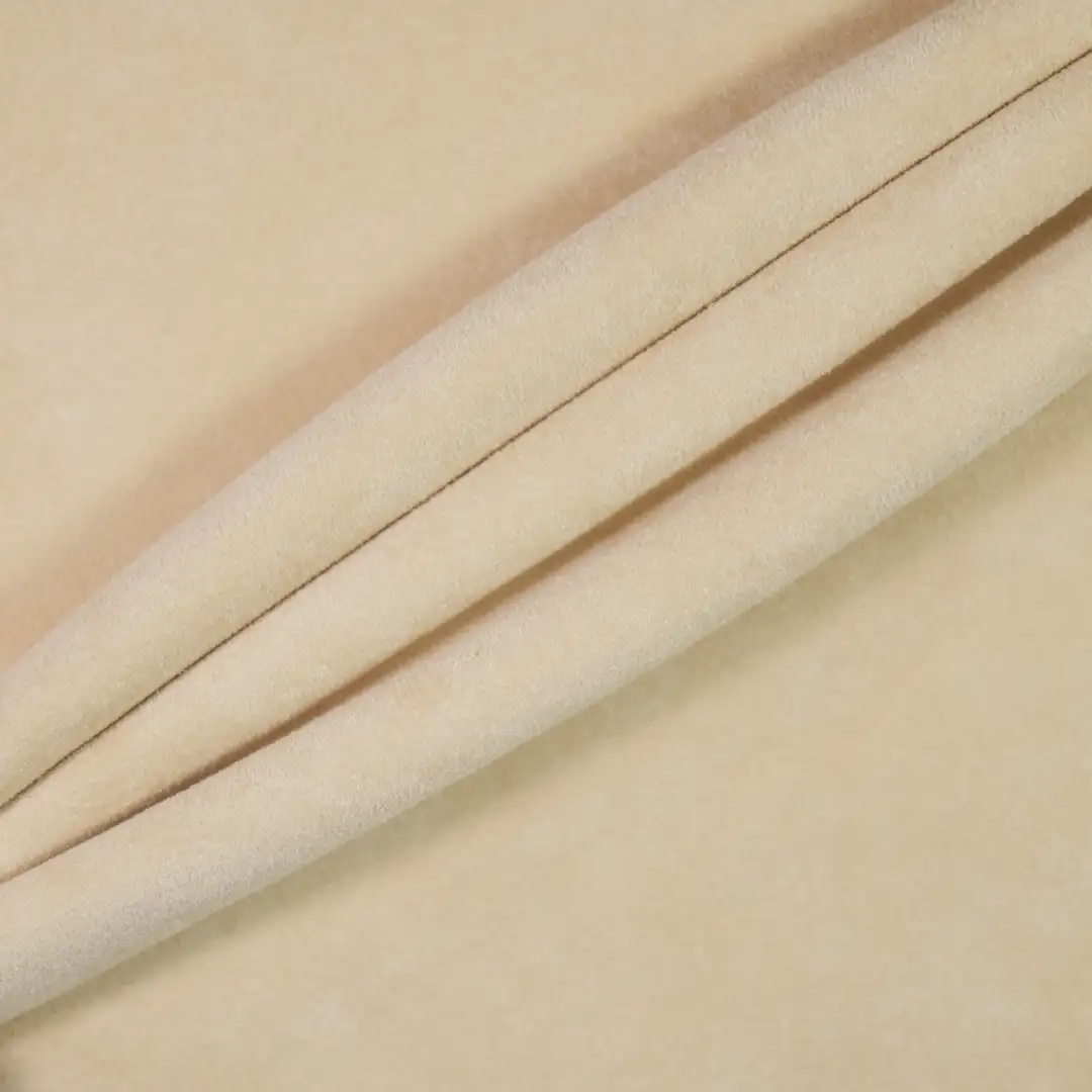 China Fabric for Jackets,Trench Coat,Overcoat Suede Woven Blended Fabric Polyester Elastane COFFEE color buy from China wholesaler bulk order at wholesale price free worldwide shipping Alibaba