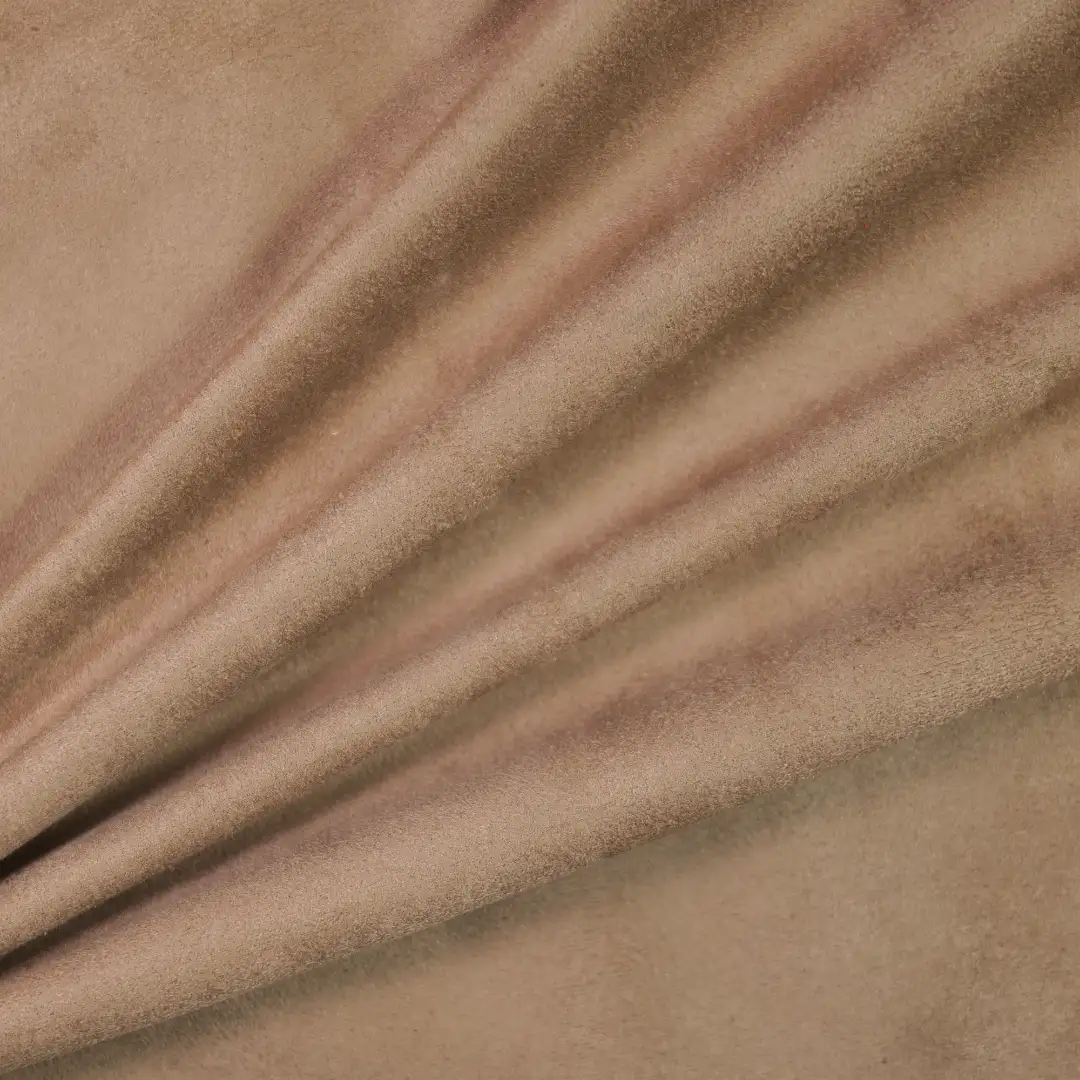 China Fabric for Jackets,Trench Coat,Overcoat Suede Woven Blended Fabric Polyester Elastane COFFEE color buy from China wholesaler bulk order at wholesale price free worldwide shipping Alibaba