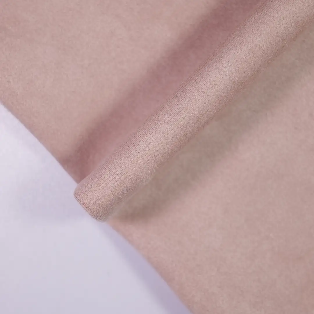 China Fabric for Jackets,Trench Coat,Overcoat Suede Woven Blended Fabric Polyester Elastane COFFEE color buy from China wholesaler bulk order at wholesale price free worldwide shipping Alibaba