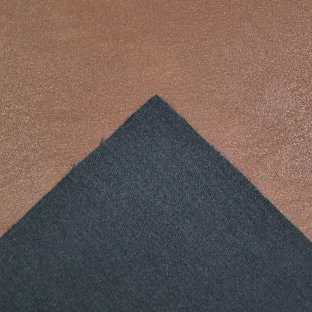 China Fabric for Jackets,Overcoat,Open Waistcoat,Light Jacket PU bonded sherpa Synthetic Woven Fabric Polyurethane (PU) brown color buy from China wholesaler bulk order at wholesale price free worldwide shipping Alibaba