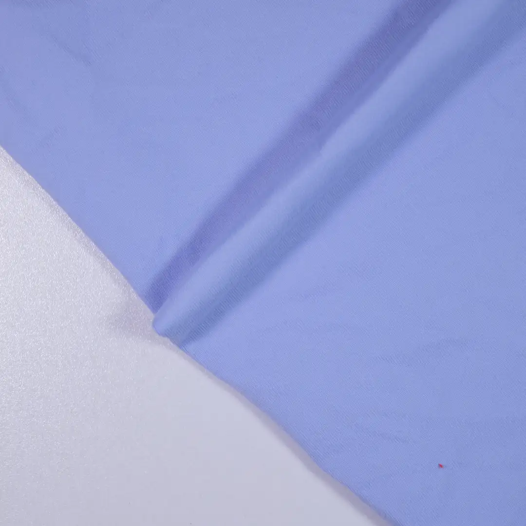 China Fabric for Pants,Tank Top Single Jersey Knit Fabric Nylon Spandex blue color buy from China wholesaler bulk order at wholesale price free worldwide shipping Alibaba