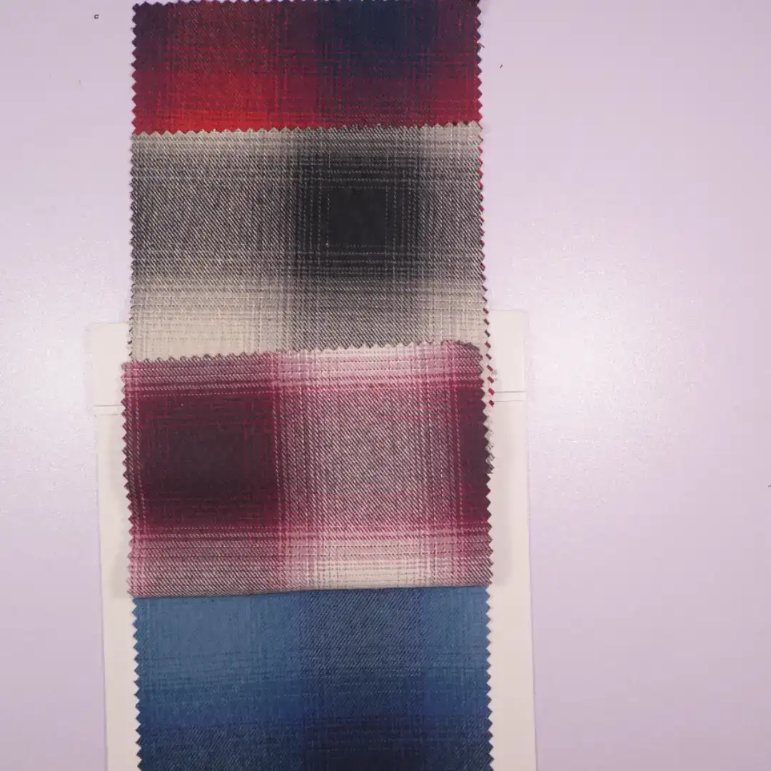 China Fabric for Shirt,Big Pockets Shirt Dress,Button Half-Placket Long Sleeve Shirt Yarn Dyed Check Natural Woven Fabric Cotton dark red -blue color buy from China wholesaler bulk order at wholesale price free worldwide shipping Alibaba