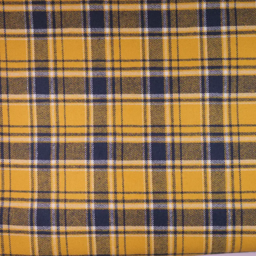 China Fabric for Shirt,Blazer,Overcoat,Uniform Yarn Dyed Check Natural Woven Fabric Cotton yellow-blue color buy from China wholesaler bulk order at wholesale price free worldwide shipping Alibaba