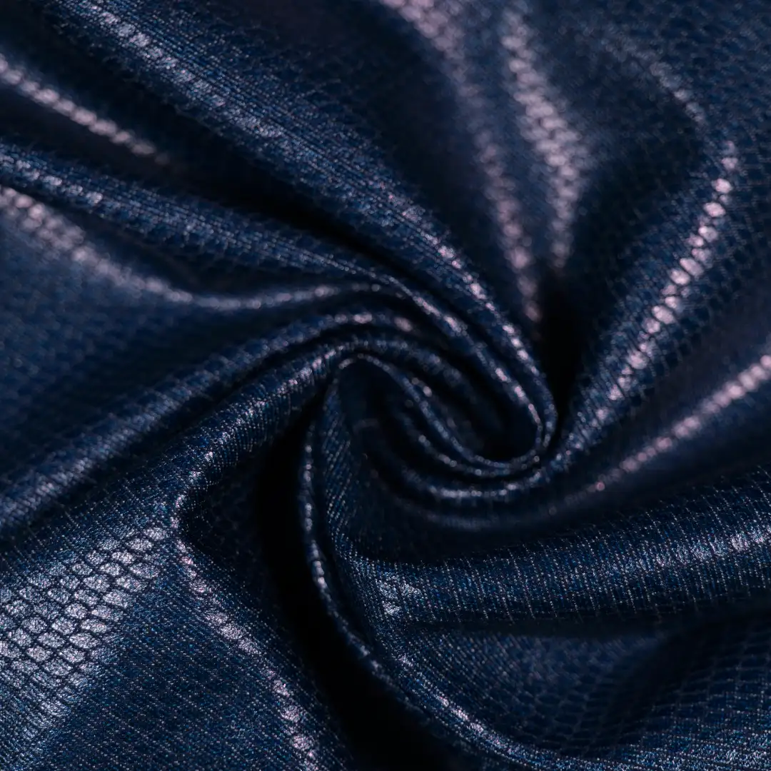 China Fabric for Jackets,Hooded Waterproof Coat Fake Fur Woven Blended Fabric Polyester Viscose Lyocell Spandex dark blue color buy from China wholesaler bulk order at wholesale price free worldwide shipping Alibaba