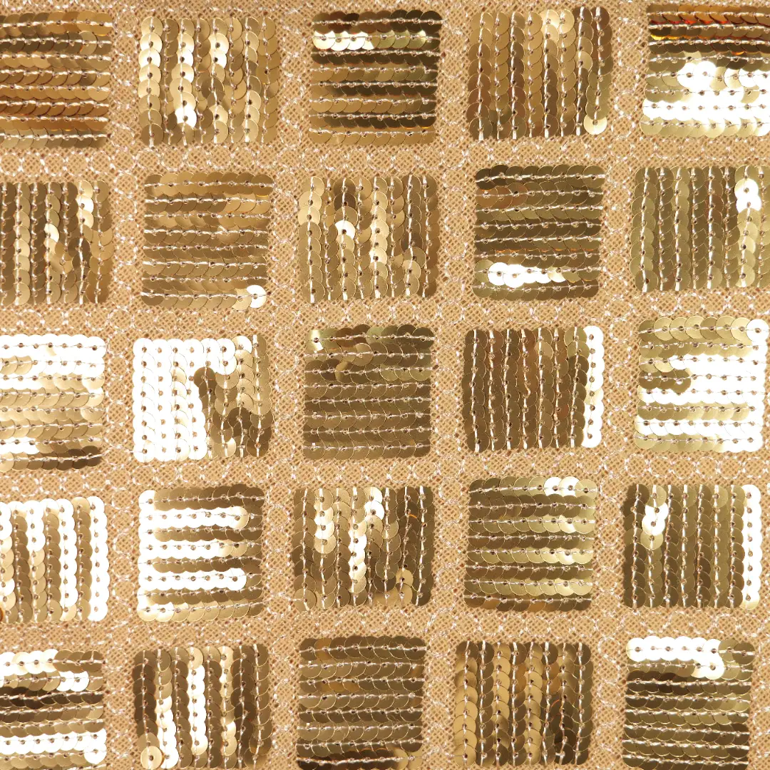 China Fabric for Skirt,Tank Midi Dress Chanel-Style Fabric Woolen Cotton Gold color buy from China wholesaler bulk order at wholesale price free worldwide shipping Alibaba