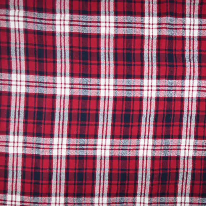 India Fabric for Shirt Cotton Plain Natural Woven Fabric VISCOSE RED / WHITE color buy from India wholesaler bulk order at wholesale price free worldwide shipping Alibaba