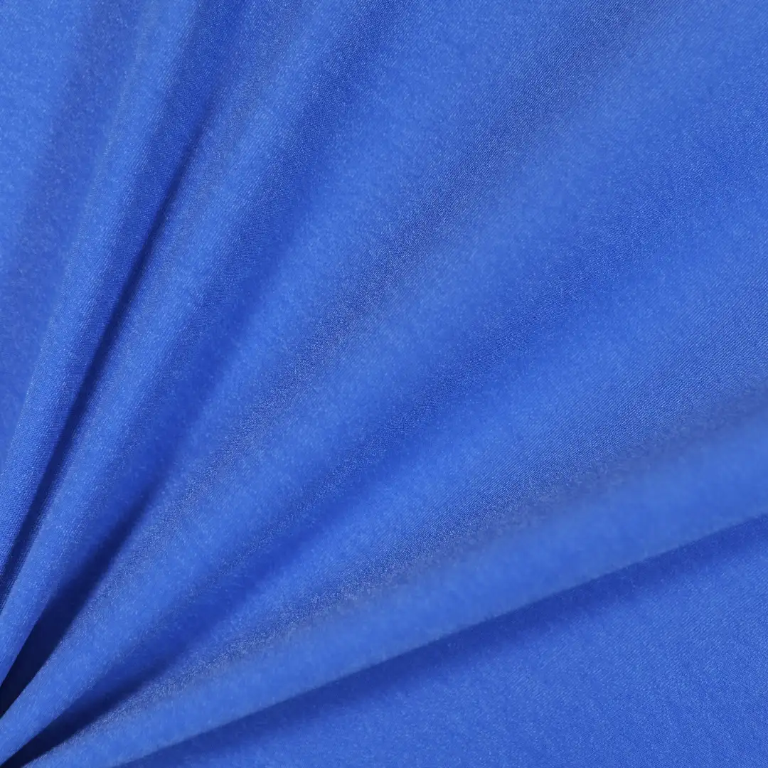China Fabric for Loungewear Interlock Knit Fabric Polyester blue color buy from China wholesaler bulk order at wholesale price free worldwide shipping Alibaba