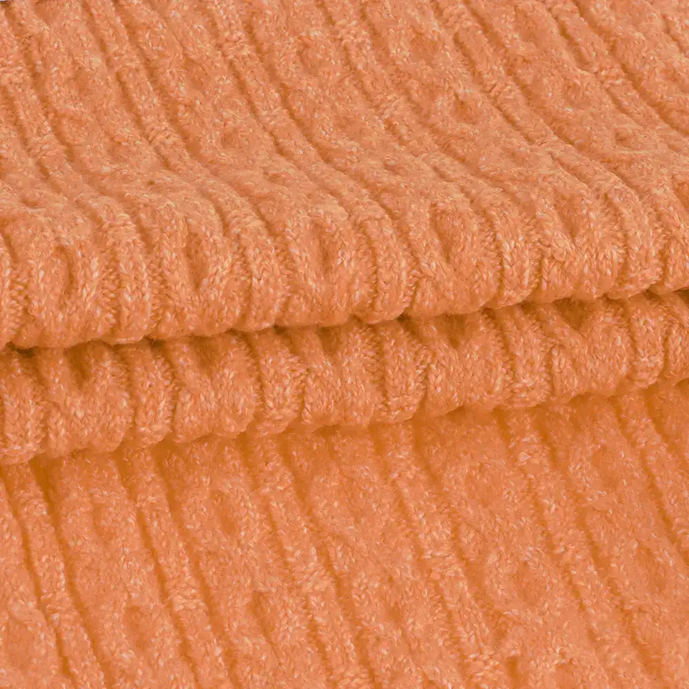 China Yarn for Ladies Vest (Sweater),Knitted Jacket (Sweater),Crew Neck Pullover (Sweater),U-Neck Cardigan (Sweater) Mossy Yarn Fancy Yarn Polyester Spandex orange Mel color buy from China wholesaler bulk order at wholesale price free worldwide shipping Alibaba