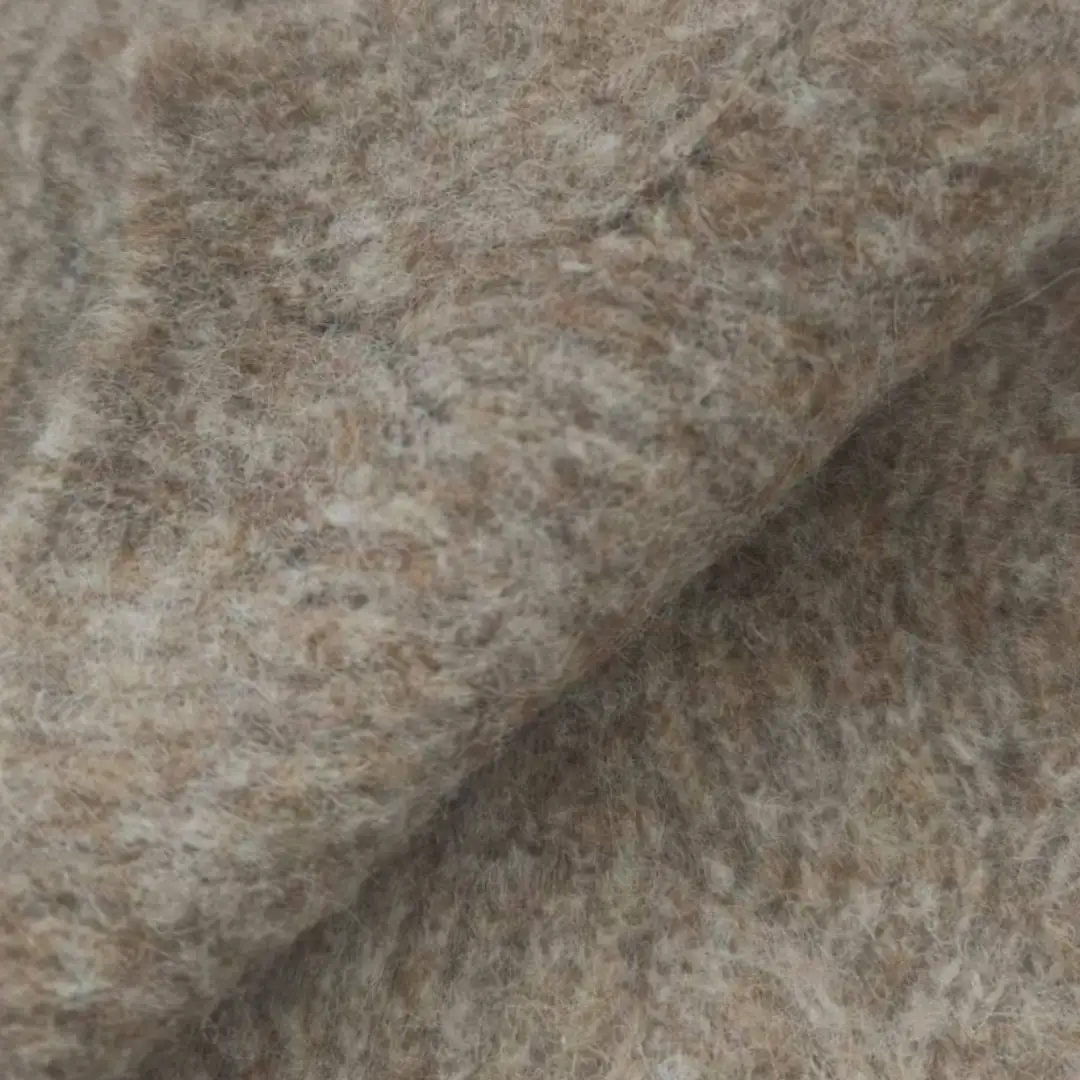 China Yarn for Open Cardigan (Sweater),Full-Zipper Cardigan (Sweater),Half-Zipper Cardigan (Sweater),Shirt Long Sleeve Button (Sweater) Mossy Yarn Fancy Yarn Recycled Polyester Nylon Alpaca Wool Spandex brown color buy from China wholesaler bulk order at wholesale price free worldwide shipping Alibaba