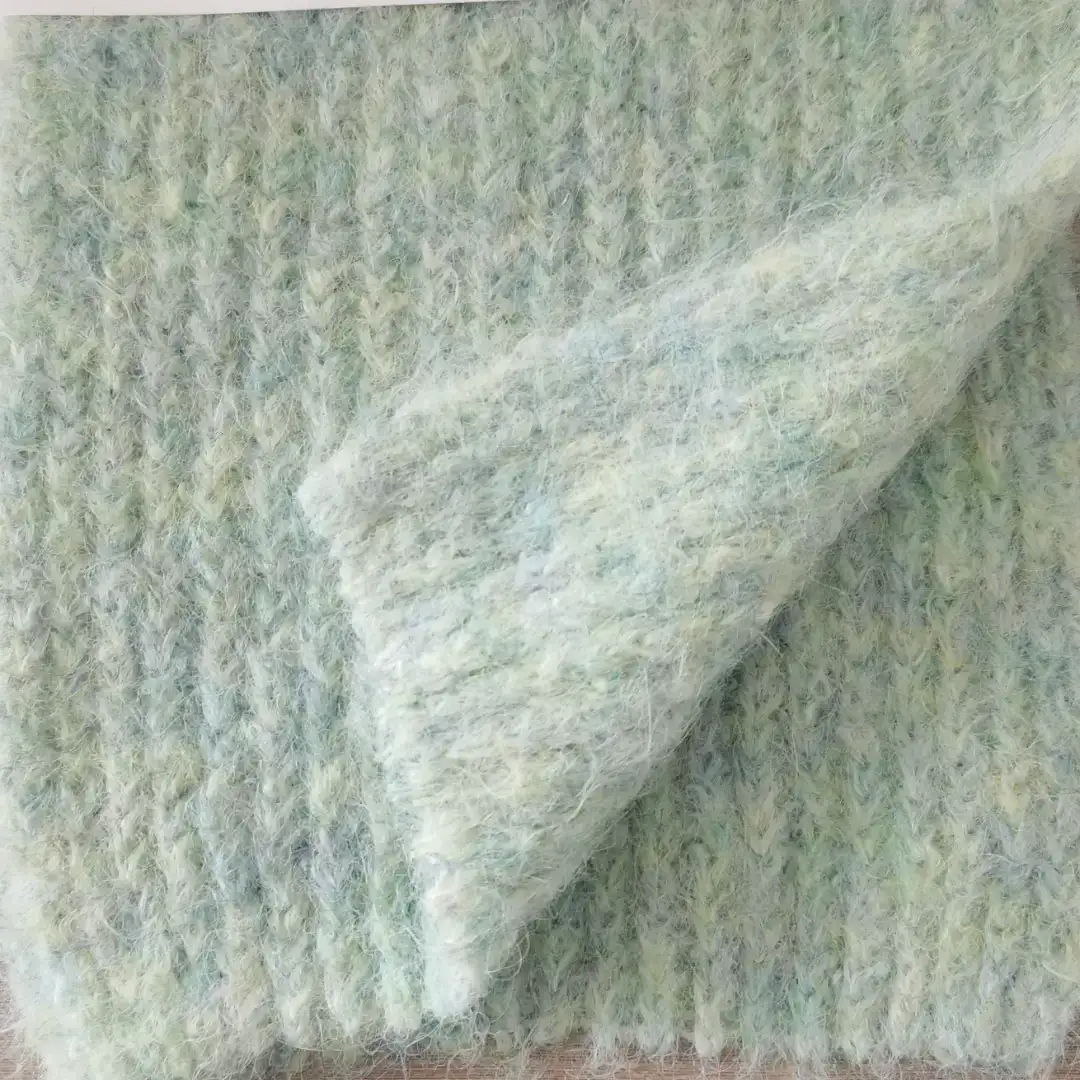 China Yarn for Open Cardigan (Sweater),Full-Zipper Cardigan (Sweater),Round Neck Pullover (Sweater),Kids Rounded Cardigan (Sweater),Womens Crew-Neck Layer Top Mossy Yarn Fancy Yarn Recycled Polyester Polyamide Polyester Wool Spandex Rose Pink/Green color buy from China wholesaler bulk order at wholesale price free worldwide shipping Alibaba