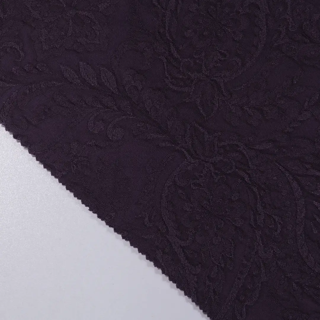 China Fabric for Shirt,Skirt Cotton/Rayon Jacquard Woven Blended Fabric Viscose Modal Wool black color buy from China wholesaler bulk order at wholesale price free worldwide shipping Alibaba